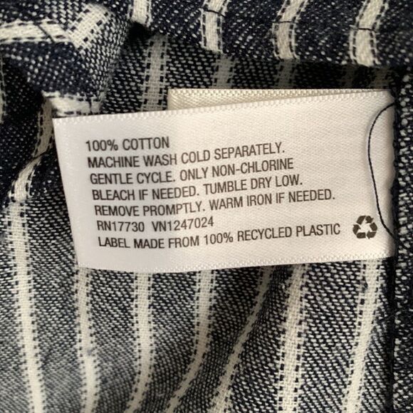 a new day Stripped Cotton Wrap w/Belt Women’s Shirt Top Size XXL - Picture 6 of 6